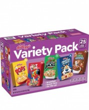 Kellogg's Assorted Cereal 25 pk